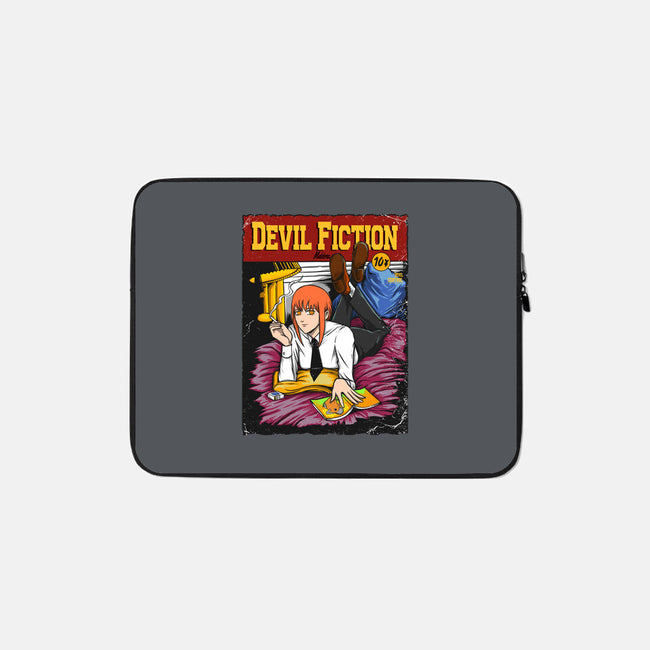 Devil Fiction-none zippered laptop sleeve-joerawks