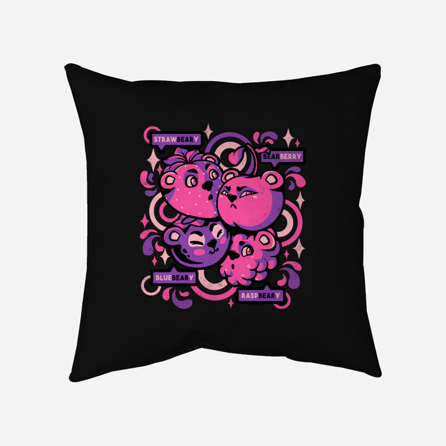 Love Bearies-none removable cover w insert throw pillow-tobefonseca