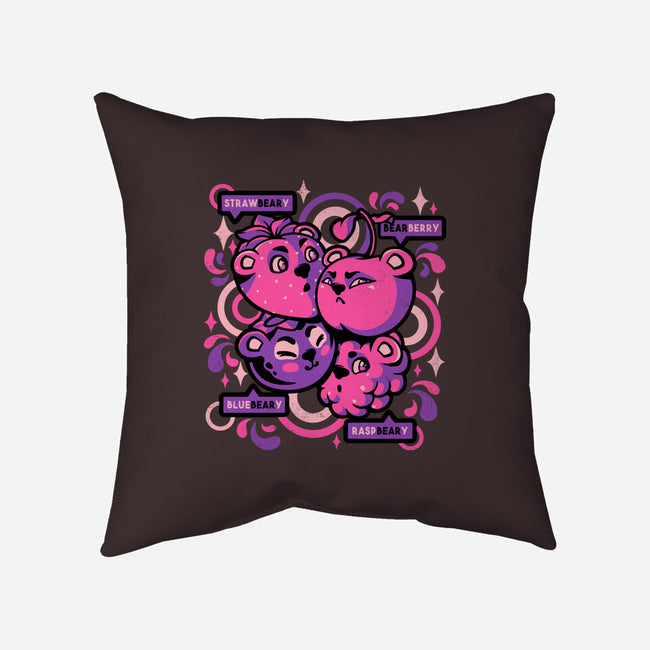 Love Bearies-none removable cover w insert throw pillow-tobefonseca