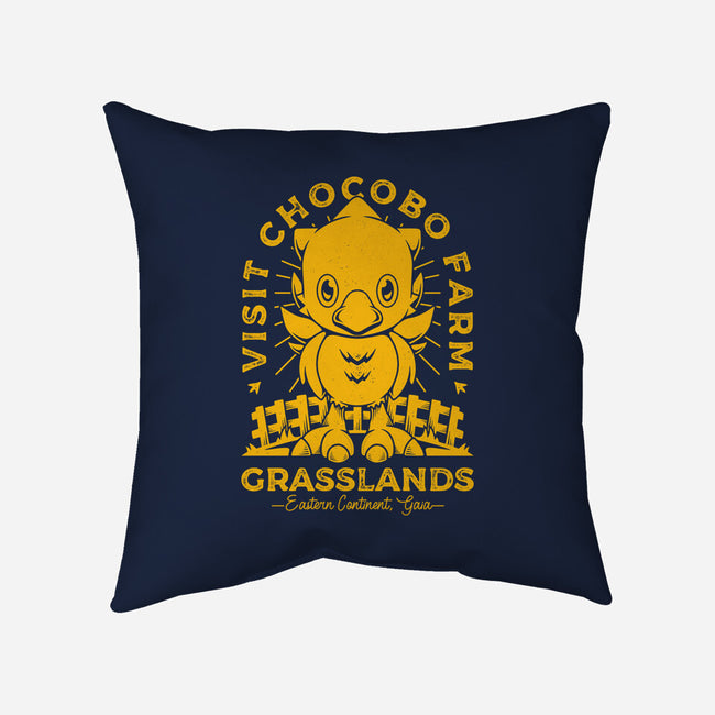 Grasslands Area Farm-none removable cover w insert throw pillow-Alundrart