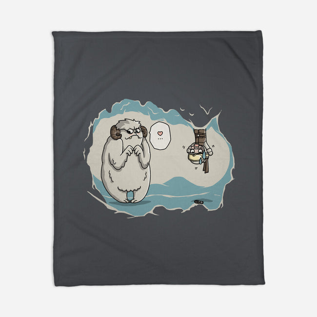 Hoth In Here-none fleece blanket-retrodivision