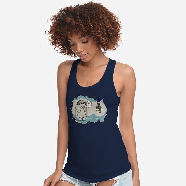 Hoth In Here-womens racerback tank-retrodivision