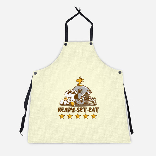 Ready-Set-Eat-unisex kitchen apron-erion_designs