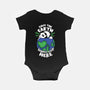 Pandas Live Here-baby basic onesie-turborat14