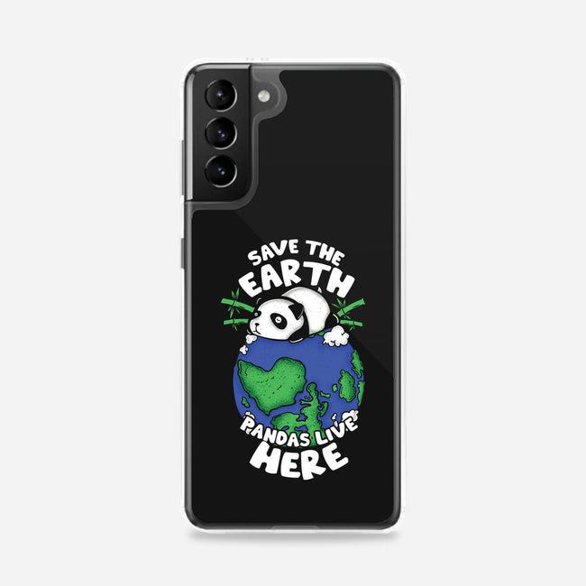 Pandas Live Here-samsung snap phone case-turborat14