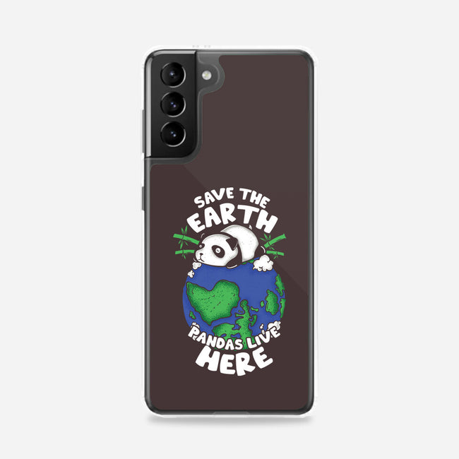 Pandas Live Here-samsung snap phone case-turborat14