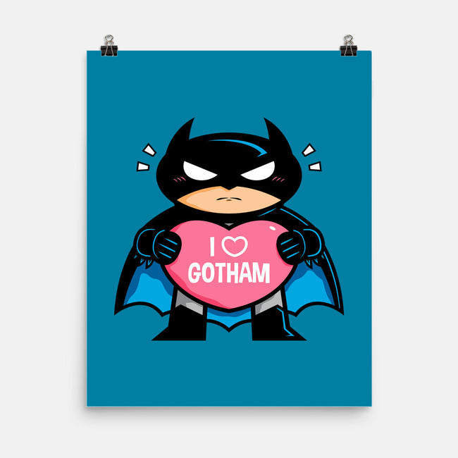 I Heart Gotham-none matte poster-krisren28