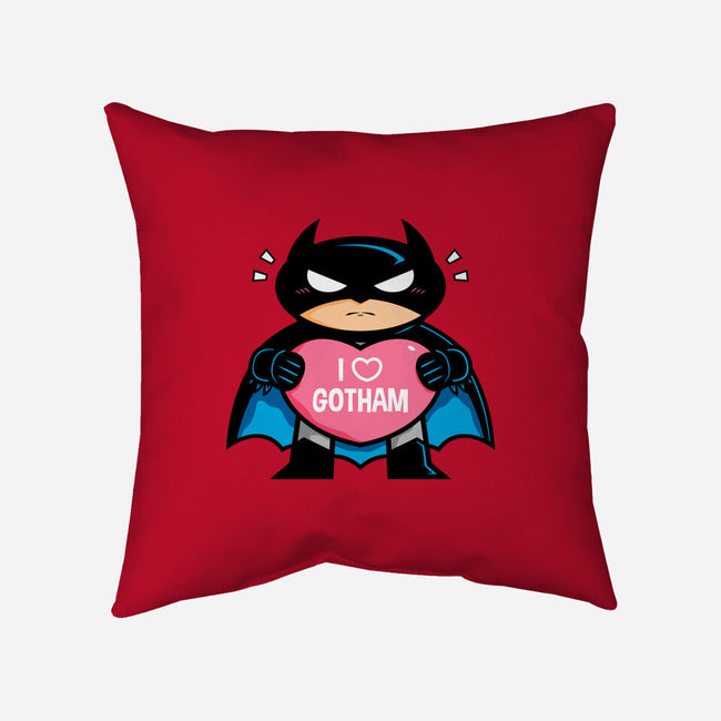I Heart Gotham-none removable cover throw pillow-krisren28