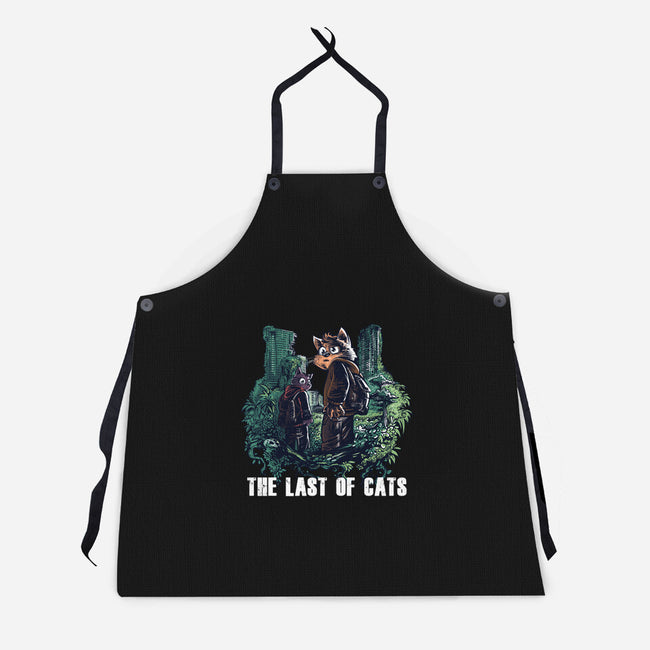The Last Of Cats-unisex kitchen apron-zascanauta
