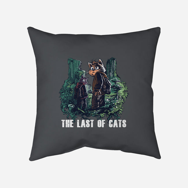 The Last Of Cats-none removable cover throw pillow-zascanauta