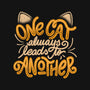 One Cat Always Leads To Another-womens racerback tank-eduely