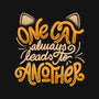 One Cat Always Leads To Another-baby basic tee-eduely