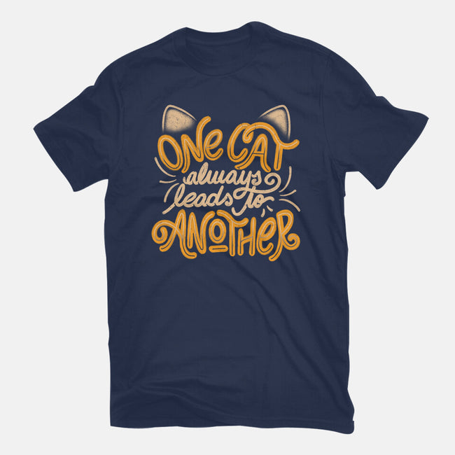 One Cat Always Leads To Another-mens heavyweight tee-eduely