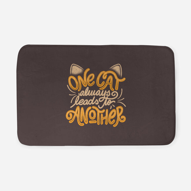 One Cat Always Leads To Another-none memory foam bath mat-eduely