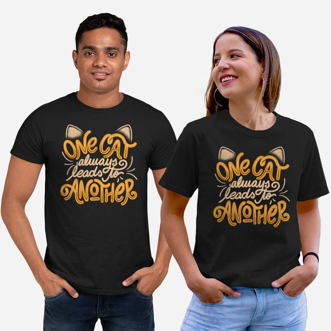 One Cat Always Leads To Another-unisex basic tee-eduely