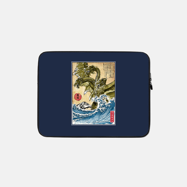 The King Of Terror In Japan-none zippered laptop sleeve-DrMonekers
