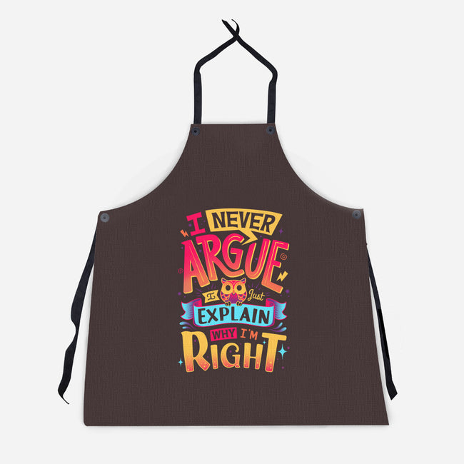 I Know I'm Right-unisex kitchen apron-Snouleaf