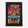 I Know I'm Right-none indoor rug-Snouleaf