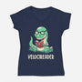 Velocireader-womens v-neck tee-koalastudio