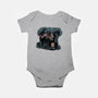 Arnie And Predator-baby basic onesie-zascanauta