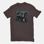 Arnie And Predator-womens basic tee-zascanauta