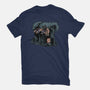 Arnie And Predator-womens fitted tee-zascanauta