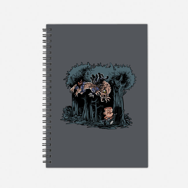 Arnie And Predator-none dot grid notebook-zascanauta