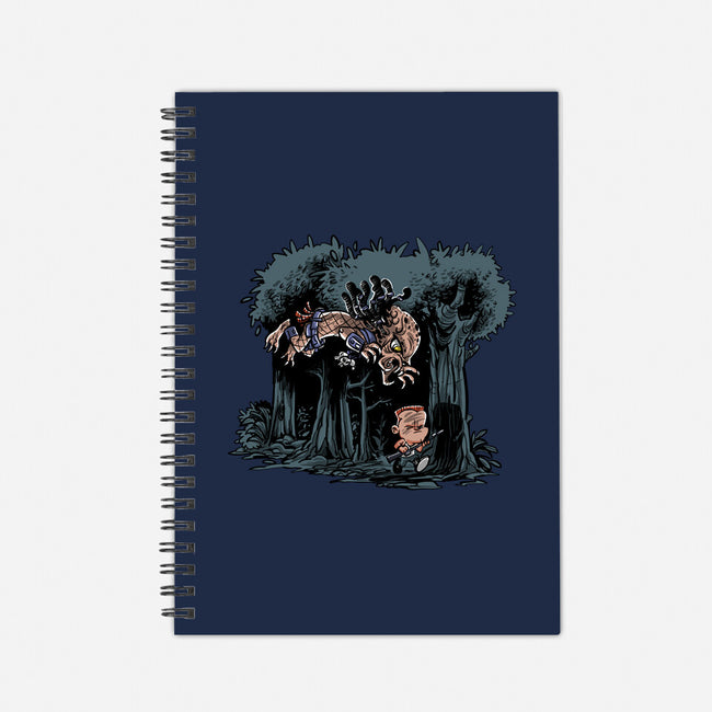 Arnie And Predator-none dot grid notebook-zascanauta