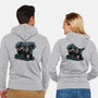 Arnie And Predator-unisex zip-up sweatshirt-zascanauta