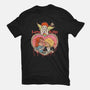 Love Kills-mens heavyweight tee-Green Devil