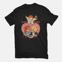 Love Kills-mens basic tee-Green Devil