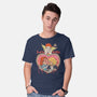 Love Kills-mens basic tee-Green Devil