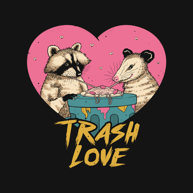 Trash Love-none stretched canvas-vp021