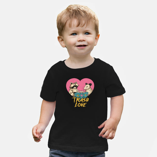 Trash Love-baby basic tee-vp021