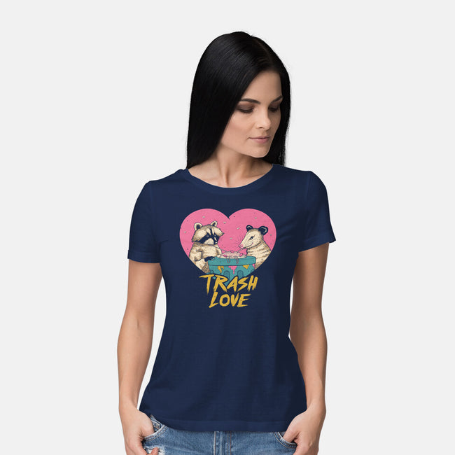 Trash Love-womens basic tee-vp021