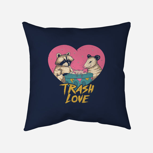 Trash Love-none removable cover w insert throw pillow-vp021