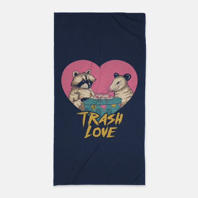 Trash Love-none beach towel-vp021