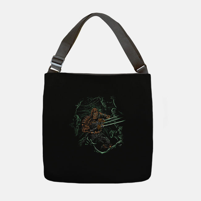 Necro Nightmare-none adjustable tote bag-Fearcheck