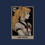 The Moon Tarot-womens fitted tee-Hafaell