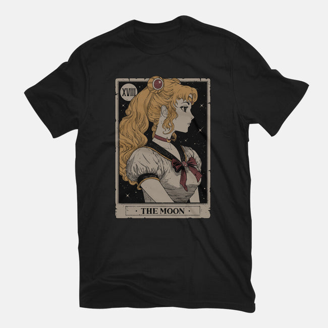 The Moon Tarot-unisex basic tee-Hafaell