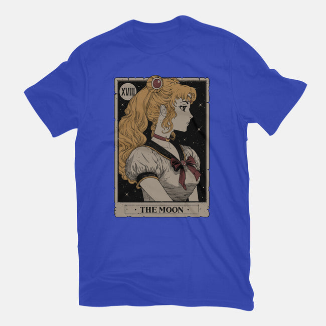 The Moon Tarot-unisex basic tee-Hafaell