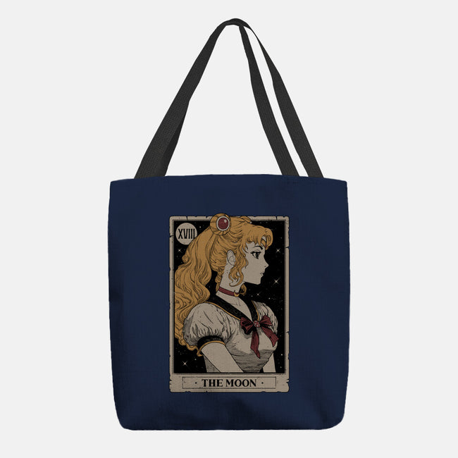 The Moon Tarot-none basic tote bag-Hafaell