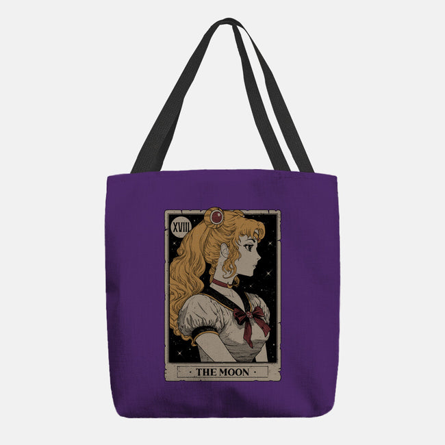 The Moon Tarot-none basic tote bag-Hafaell