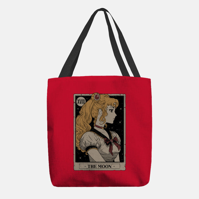 The Moon Tarot-none basic tote bag-Hafaell