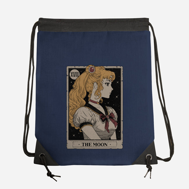 The Moon Tarot-none drawstring bag-Hafaell