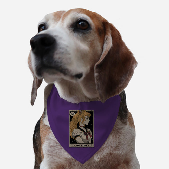The Moon Tarot-dog adjustable pet collar-Hafaell