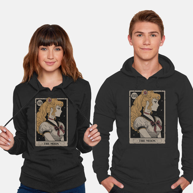 The Moon Tarot-unisex pullover sweatshirt-Hafaell
