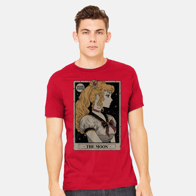 The Moon Tarot-mens heavyweight tee-Hafaell