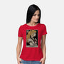 The Moon Tarot-womens basic tee-Hafaell