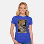 The Moon Tarot-womens fitted tee-Hafaell
